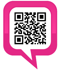 Pink Qr logo